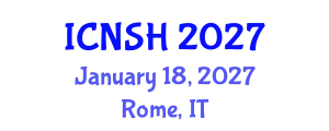 International Conference on Nursing Science and Healthcare (ICNSH) January 18, 2027 - Rome, Italy
