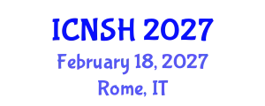 International Conference on Nursing Science and Healthcare (ICNSH) February 18, 2027 - Rome, Italy