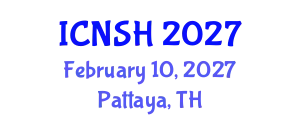 International Conference on Nursing Science and Healthcare (ICNSH) February 10, 2027 - Pattaya, Thailand