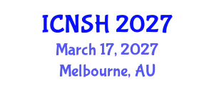 International Conference on Nursing Science and Healthcare (ICNSH) March 17, 2027 - Melbourne, Australia