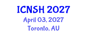 International Conference on Nursing Science and Healthcare (ICNSH) April 03, 2027 - Toronto, Australia