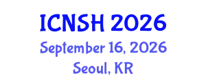 International Conference on Nursing Science and Healthcare (ICNSH) September 16, 2026 - Seoul, Republic of Korea