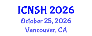 International Conference on Nursing Science and Healthcare (ICNSH) October 25, 2026 - Vancouver, Canada