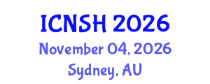 International Conference on Nursing Science and Healthcare (ICNSH) November 04, 2026 - Sydney, Australia