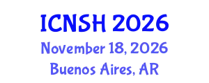 International Conference on Nursing Science and Healthcare (ICNSH) November 18, 2026 - Buenos Aires, Argentina