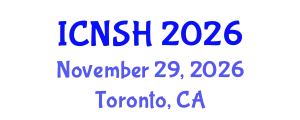 International Conference on Nursing Science and Healthcare (ICNSH) November 29, 2026 - Toronto, Canada