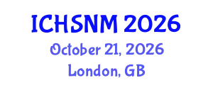 International Conference on Health Sciences, Nursing and Midwifery (ICHSNM) October 21, 2026 - London, United Kingdom