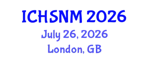 International Conference on Health Sciences, Nursing and Midwifery (ICHSNM) July 26, 2026 - London, United Kingdom