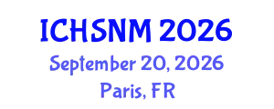 International Conference on Health Sciences, Nursing and Midwifery (ICHSNM) September 20, 2026 - Paris, France
