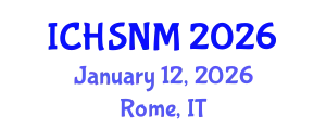 International Conference on Health Sciences, Nursing and Midwifery (ICHSNM) January 12, 2026 - Rome, Italy