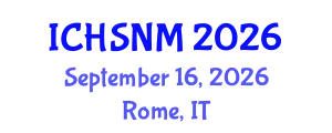 International Conference on Health Sciences, Nursing and Midwifery (ICHSNM) September 16, 2026 - Rome, Italy