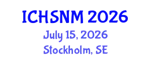 International Conference on Health Sciences, Nursing and Midwifery (ICHSNM) July 15, 2026 - Stockholm, Sweden