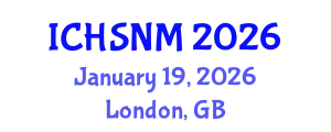 International Conference on Health Sciences, Nursing and Midwifery (ICHSNM) January 19, 2026 - London, United Kingdom