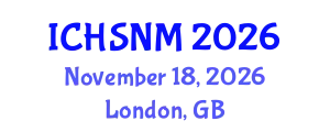 International Conference on Health Sciences, Nursing and Midwifery (ICHSNM) November 18, 2026 - London, United Kingdom