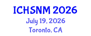 International Conference on Health Sciences, Nursing and Midwifery (ICHSNM) July 19, 2026 - Toronto, Canada