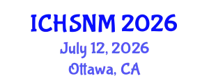 International Conference on Health Sciences, Nursing and Midwifery (ICHSNM) July 12, 2026 - Ottawa, Canada