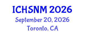 International Conference on Health Sciences, Nursing and Midwifery (ICHSNM) September 20, 2026 - Toronto, Canada
