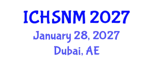International Conference on Health Sciences, Nursing and Midwifery (ICHSNM) January 28, 2027 - Dubai, United Arab Emirates
