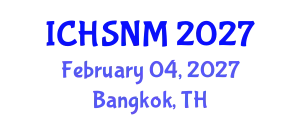 International Conference on Health Sciences, Nursing and Midwifery (ICHSNM) February 04, 2027 - Bangkok, Thailand