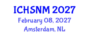 International Conference on Health Sciences, Nursing and Midwifery (ICHSNM) February 08, 2027 - Amsterdam, Netherlands