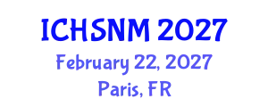 International Conference on Health Sciences, Nursing and Midwifery (ICHSNM) February 22, 2027 - Paris, France