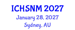International Conference on Health Sciences, Nursing and Midwifery (ICHSNM) January 28, 2027 - Sydney, Australia
