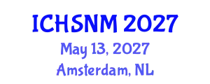 International Conference on Health Sciences, Nursing and Midwifery (ICHSNM) May 13, 2027 - Amsterdam, Netherlands
