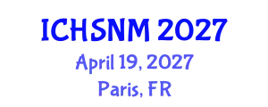 International Conference on Health Sciences, Nursing and Midwifery (ICHSNM) April 19, 2027 - Paris, France