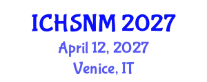 International Conference on Health Sciences, Nursing and Midwifery (ICHSNM) April 12, 2027 - Venice, Italy