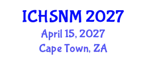International Conference on Health Sciences, Nursing and Midwifery (ICHSNM) April 15, 2027 - Cape Town, South Africa
