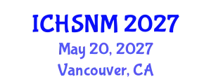 International Conference on Health Sciences, Nursing and Midwifery (ICHSNM) May 20, 2027 - Vancouver, Canada