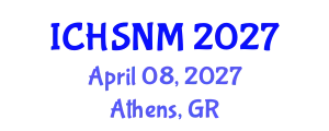 International Conference on Health Sciences, Nursing and Midwifery (ICHSNM) April 08, 2027 - Athens, Greece