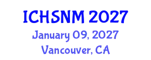 International Conference on Health Sciences, Nursing and Midwifery (ICHSNM) January 09, 2027 - Vancouver, Canada