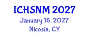 International Conference on Health Sciences, Nursing and Midwifery (ICHSNM) January 16, 2027 - Nicosia, Cyprus