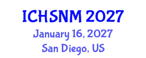 International Conference on Health Sciences, Nursing and Midwifery (ICHSNM) January 16, 2027 - San Diego, United States