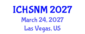 International Conference on Health Sciences, Nursing and Midwifery (ICHSNM) March 24, 2027 - Las Vegas, United States