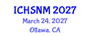 International Conference on Health Sciences, Nursing and Midwifery (ICHSNM) March 24, 2027 - Ottawa, Canada