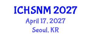 International Conference on Health Sciences, Nursing and Midwifery (ICHSNM) April 17, 2027 - Seoul, Republic of Korea