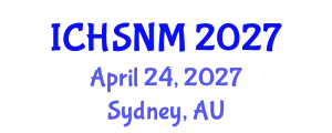 International Conference on Health Sciences, Nursing and Midwifery (ICHSNM) April 24, 2027 - Sydney, Australia