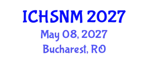 International Conference on Health Sciences, Nursing and Midwifery (ICHSNM) May 08, 2027 - Bucharest, Romania