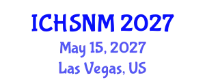 International Conference on Health Sciences, Nursing and Midwifery (ICHSNM) May 15, 2027 - Las Vegas, United States