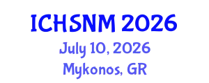 International Conference on Health Sciences, Nursing and Midwifery (ICHSNM) July 10, 2026 - Mykonos, Greece