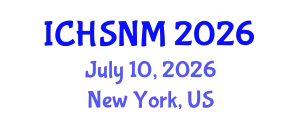 International Conference on Health Sciences, Nursing and Midwifery (ICHSNM) July 10, 2026 - New York, United States