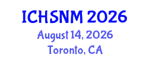 International Conference on Health Sciences, Nursing and Midwifery (ICHSNM) August 14, 2026 - Toronto, Canada