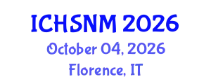 International Conference on Health Sciences, Nursing and Midwifery (ICHSNM) October 04, 2026 - Florence, Italy