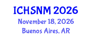 International Conference on Health Sciences, Nursing and Midwifery (ICHSNM) November 18, 2026 - Buenos Aires, Argentina
