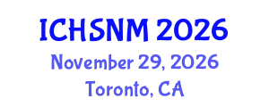 International Conference on Health Sciences, Nursing and Midwifery (ICHSNM) November 29, 2026 - Toronto, Canada