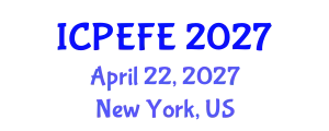 International Conference on Postharvest Engineering and Food Engineering (ICPEFE) April 22, 2027 - New York, United States