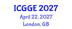 International Conference on Geomechanics and Geotechnical Engineering (ICGGE) April 22, 2027 - London, United Kingdom
