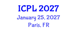 International Conference on Philosophy of Language (ICPL) January 25, 2027 - Paris, France